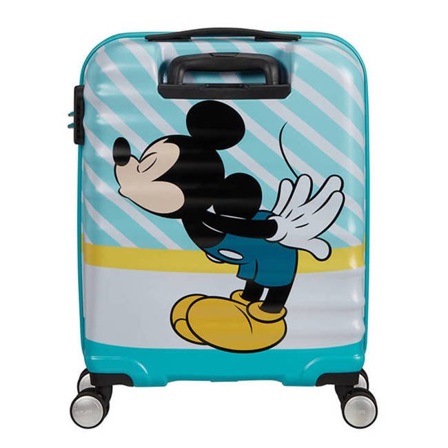 Walizka kabinowa American Tourister Wavebreaker Disney - Mickey blue kiss