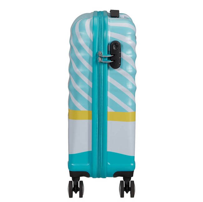 Walizka kabinowa American Tourister Wavebreaker Disney - Mickey blue kiss