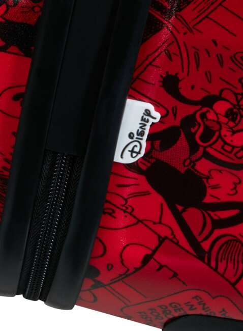 Walizka kabinowa American Tourister Wavebreaker Disney - Mickey comics red