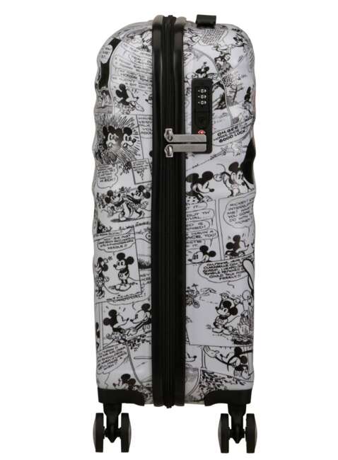 Walizka kabinowa American Tourister Wavebreaker Disney - Minnie comics white