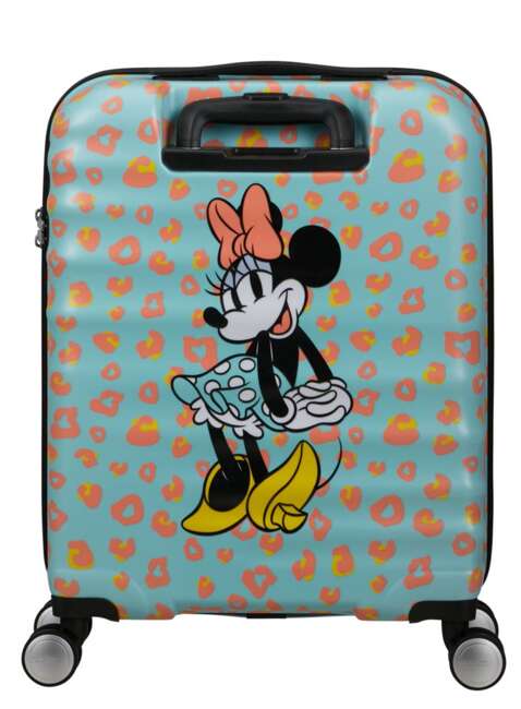 Walizka kabinowa American Tourister Wavebreaker Disney - Minnie pastel dot