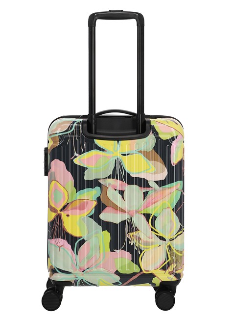 Walizka kabinowa Travelite Cruise Trolley S Print - yellow orchid