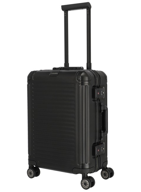 Walizka kabinowa Travelite Next Trolley S - black