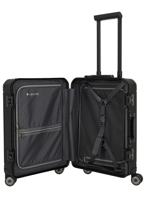 Walizka kabinowa Travelite Next Trolley S - black