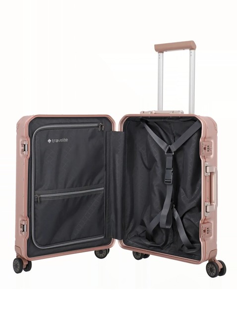 Walizka kabinowa Travelite Next Trolley S - rose