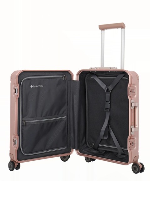 Walizka kabinowa Travelite Next Trolley S - rose