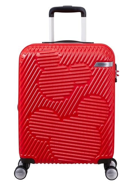 Walizka mała American Tourister Mickey Clouds - classic red