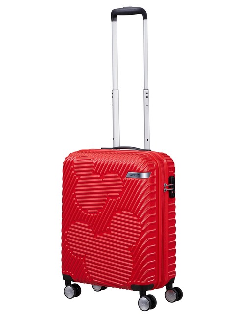 Walizka mała American Tourister Mickey Clouds - classic red