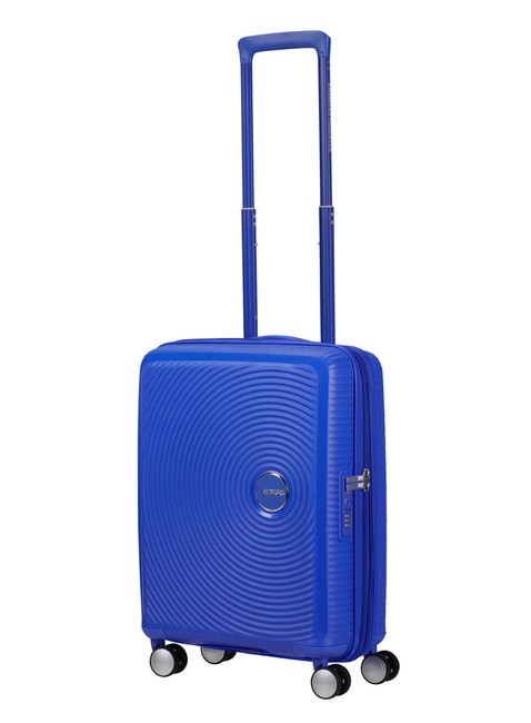 Walizka mała American Tourister Soundbox EXP - cobalt blue