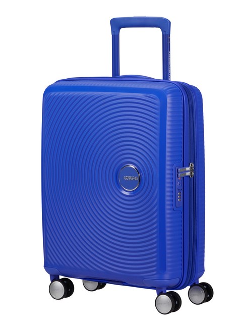 Walizka mała American Tourister Soundbox EXP - cobalt blue