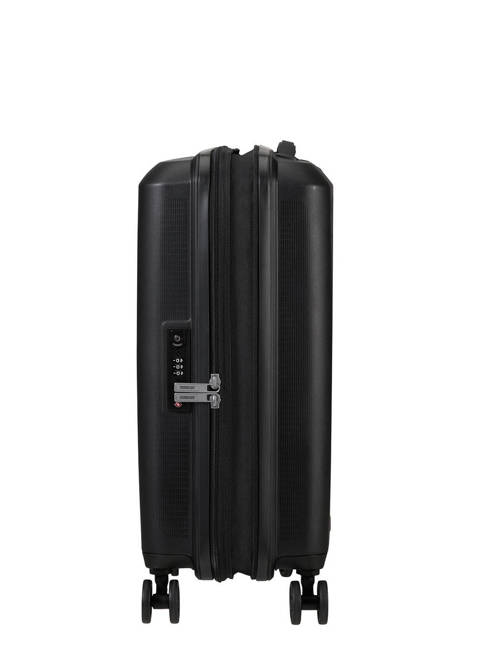 Walizka mała poszerzana American Tourister AeroStep - black