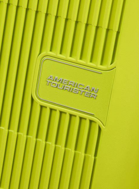 Walizka mała poszerzana American Tourister AeroStep - light lime