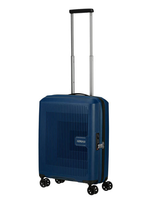 Walizka mała poszerzana American Tourister AeroStep - navy blue