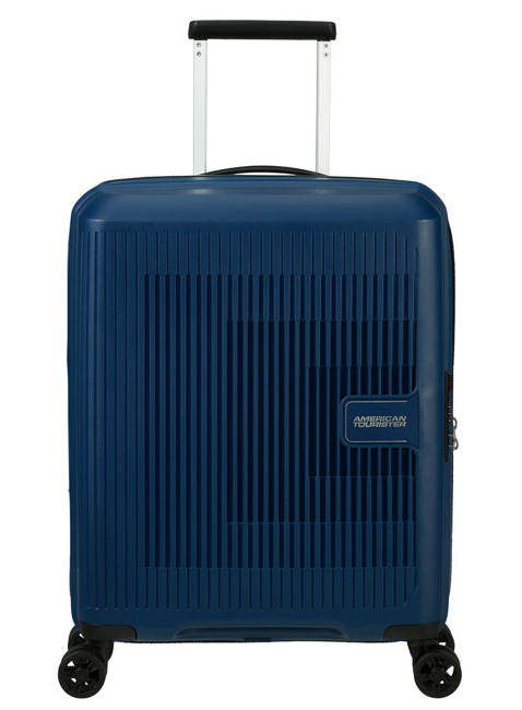 Walizka mała poszerzana American Tourister AeroStep - navy blue