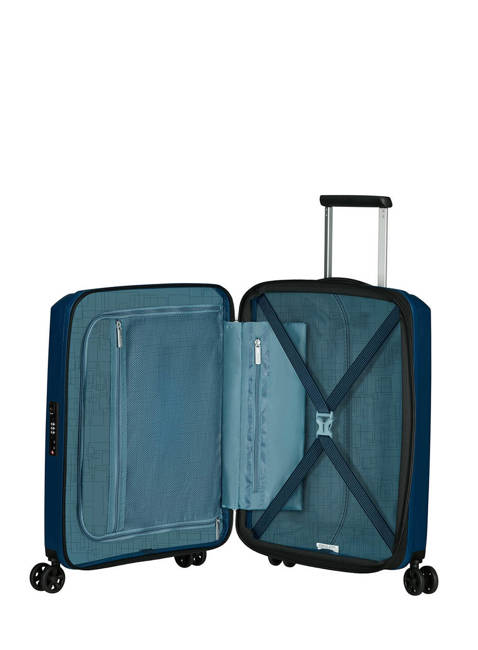 Walizka mała poszerzana American Tourister AeroStep - navy blue