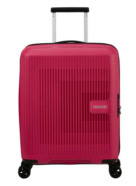 Walizka mała poszerzana American Tourister AeroStep - pink flash