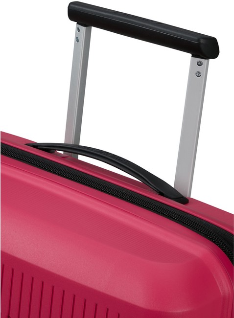 Walizka mała poszerzana American Tourister AeroStep - pink flash