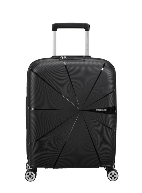 Walizka mała poszerzana American Tourister StarVibe - black