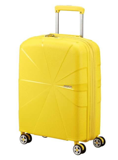 Walizka mała poszerzana American Tourister StarVibe - electric lemon