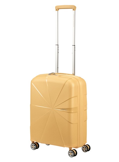 Walizka mała poszerzana American Tourister StarVibe - metallic banana