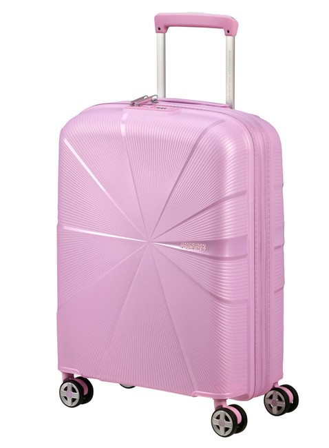 Walizka mała poszerzana American Tourister StarVibe - metallic pastel lavender