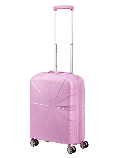 Walizka mała poszerzana American Tourister StarVibe - metallic pastel lavender