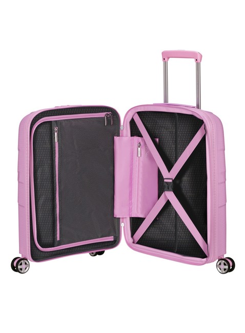 Walizka mała poszerzana American Tourister StarVibe - metallic pastel lavender