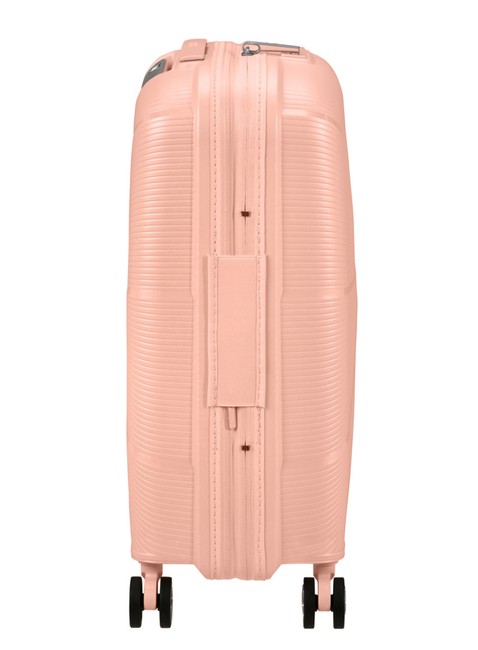 Walizka mała poszerzana American Tourister StarVibe - metallic peach