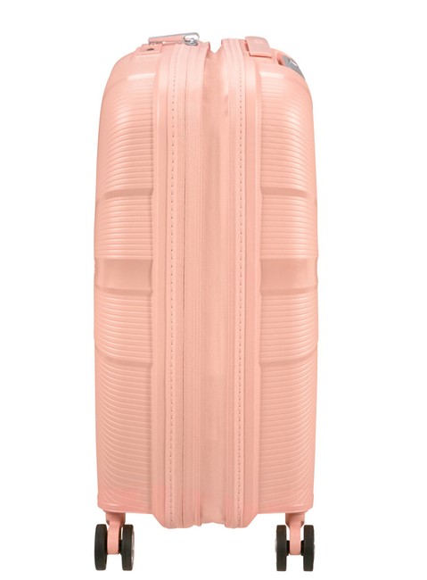 Walizka mała poszerzana American Tourister StarVibe - metallic peach