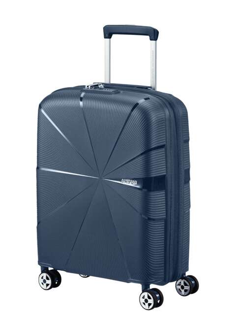 Walizka mała poszerzana American Tourister StarVibe - navy