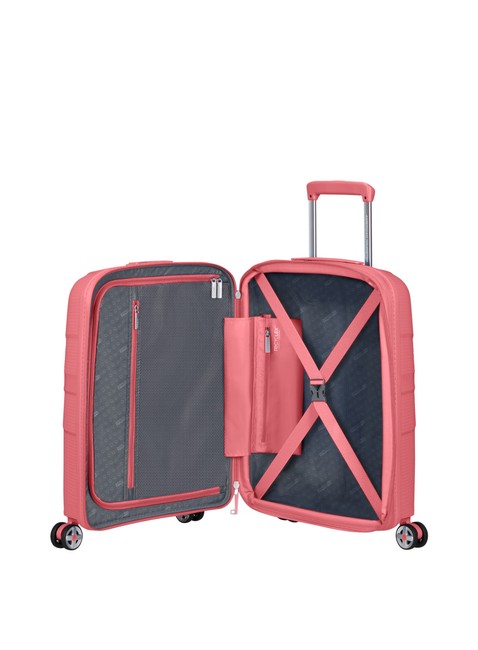 Walizka mała poszerzana American Tourister StarVibe - sun kissed coral