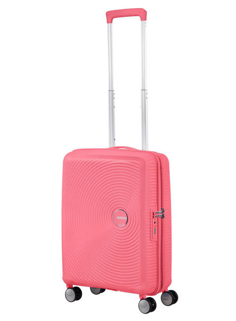 Walizka podręczna American Tourister Soundbox EXP - sun kissed coral