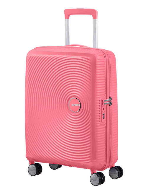 Walizka podręczna American Tourister Soundbox EXP - sun kissed coral