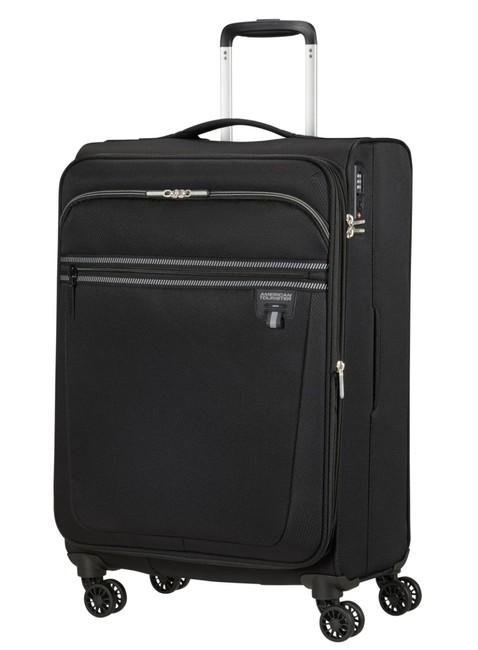 Walizka średnia American Tourister AeroSpin EXP - black