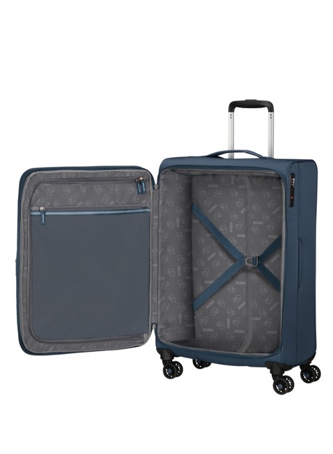 Walizka średnia American Tourister AeroSpin EXP - indigo