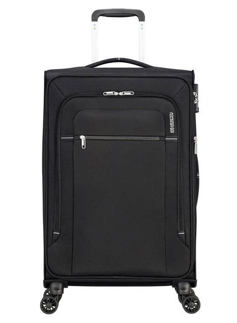 Walizka średnia American Tourister Crosstrack - black/grey