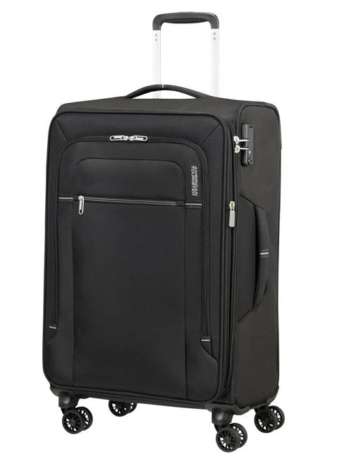 Walizka średnia American Tourister Crosstrack - black/grey