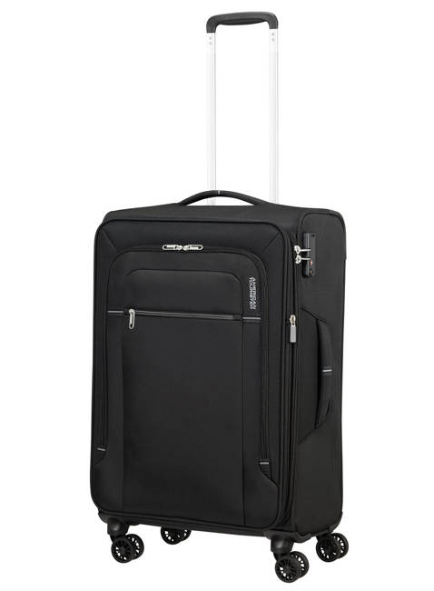 Walizka średnia American Tourister Crosstrack - black/grey