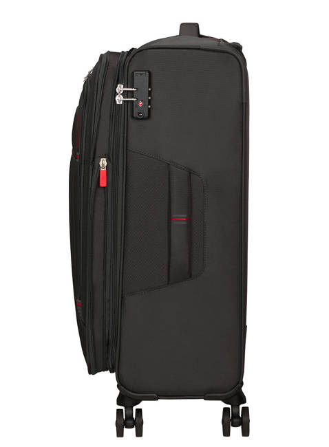 Walizka średnia American Tourister Crosstrack - grey/red