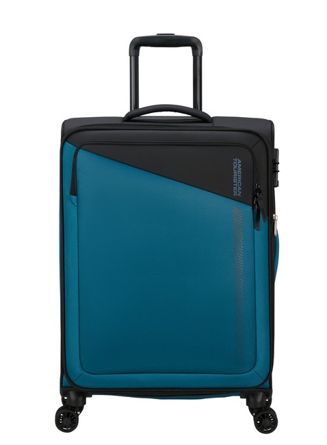 Walizka średnia American Tourister Daring Dash EXP - black / blue