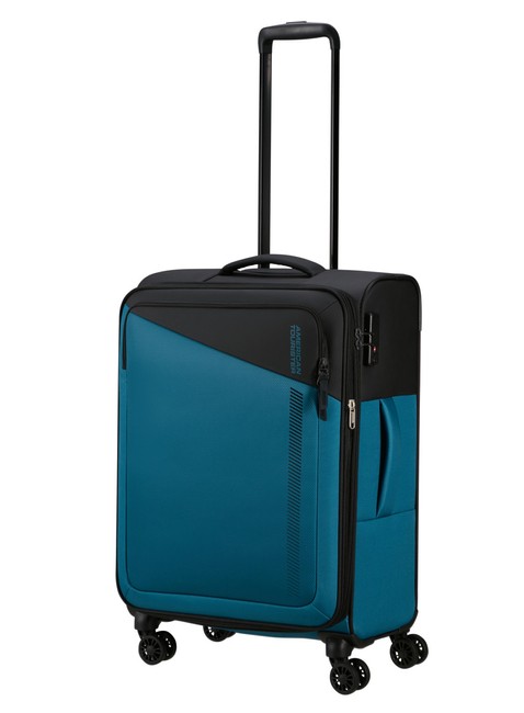 Walizka średnia American Tourister Daring Dash EXP - black / blue