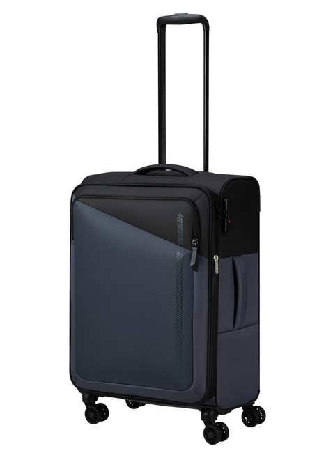 Walizka średnia American Tourister Daring Dash EXP - black / grey