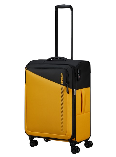 Walizka średnia American Tourister Daring Dash EXP - black / yellow