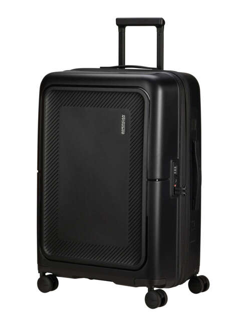 Walizka średnia American Tourister DashPop EXP - true black