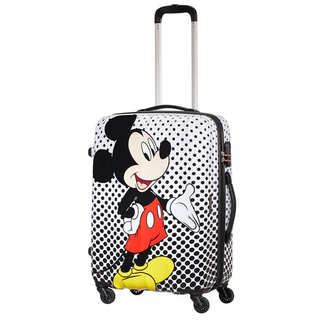 Walizka średnia American Tourister Disney Legends - Mickey Mouse polka dot