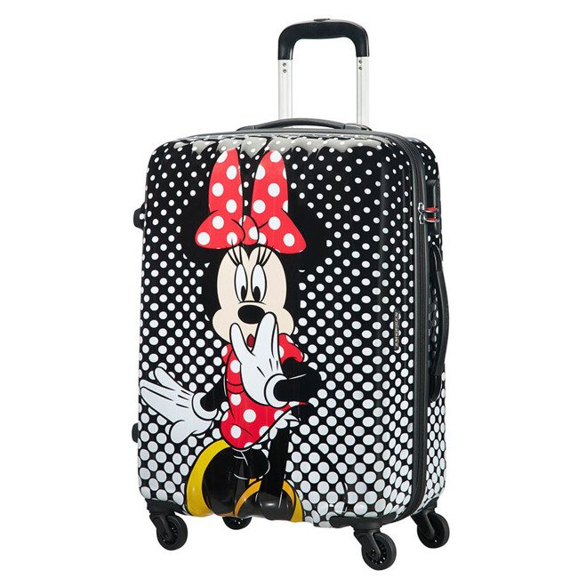 Walizka średnia American Tourister Disney Legends - Minnie Mouse polka dot