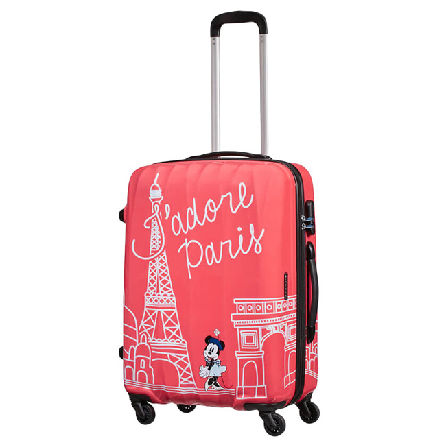 Walizka średnia American Tourister Disney Legends - Take Me Away Minnie Paris
