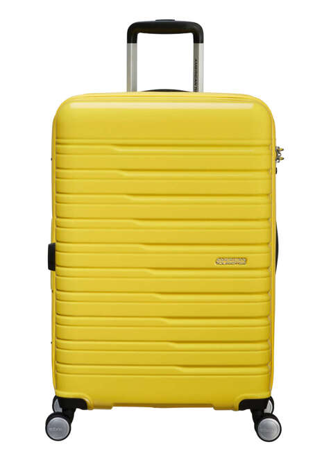 Walizka średnia American Tourister Flashline - lemon yellow