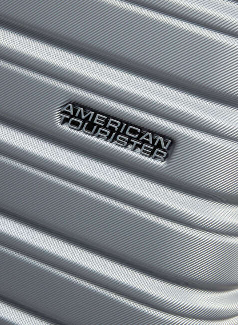 Walizka średnia American Tourister Flashline - sky silver