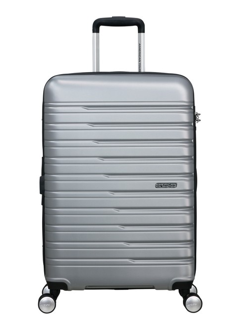 Walizka średnia American Tourister Flashline - sky silver